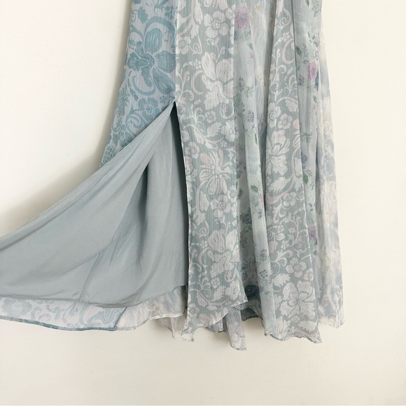 Free People Heart To Heart Midi Dress in Blue - Picture 5 of 15